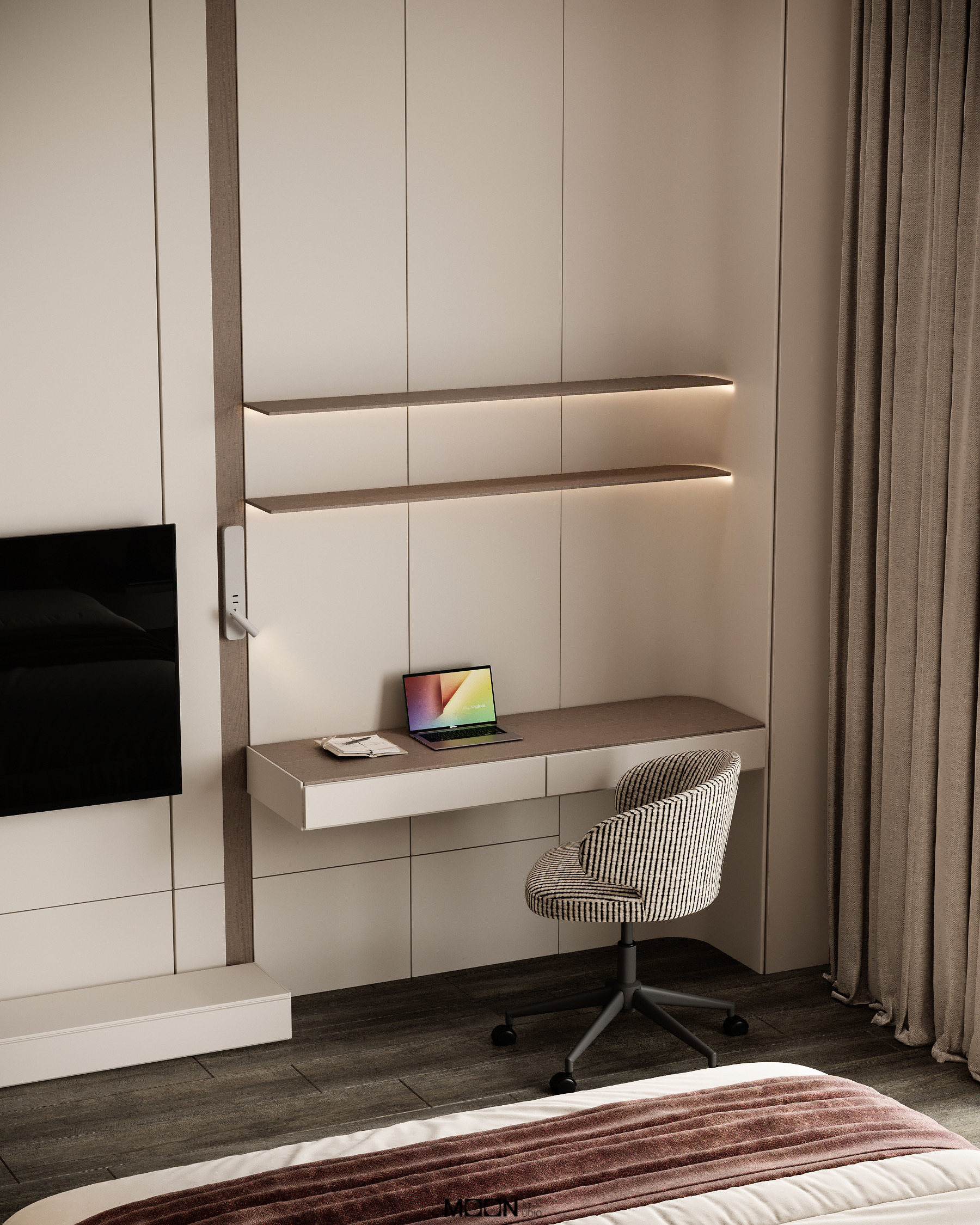 女孩房设计 · 15平方米丨阿联酋迪拜丨Moon Studio-9