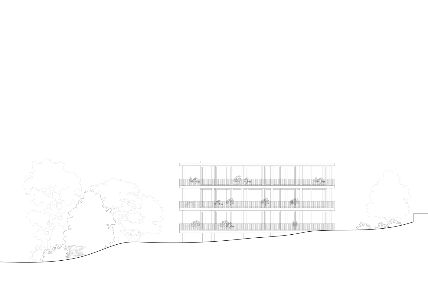 荷兰绿意公园中的 Klingelbeek 建筑群-57