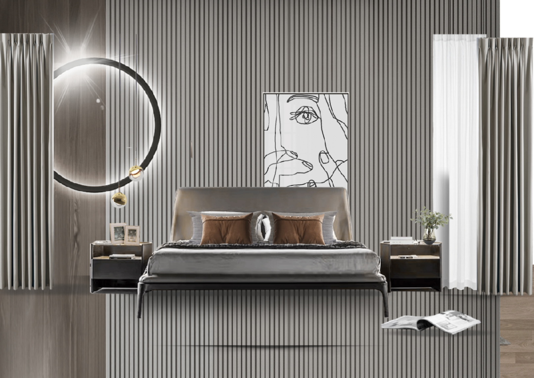 现代时尚之家 · 西安万家灯火复室住宅设计丨中国西安丨西安.大小空间设计-36