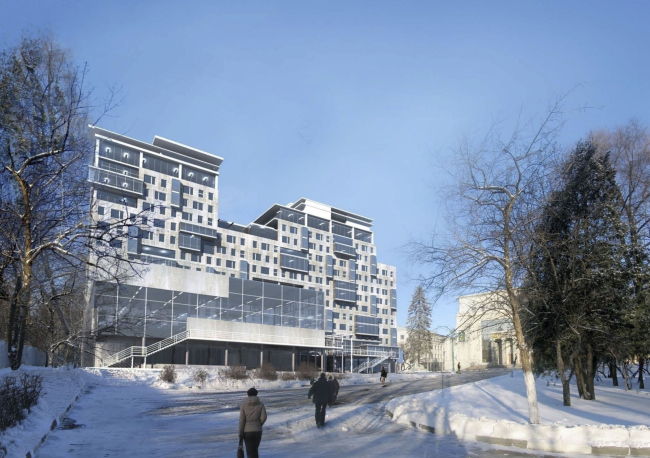 俄罗斯国立社会大学学生体育综合体丨俄罗斯莫斯科丨Yuri Vissarionov建筑事务所-0