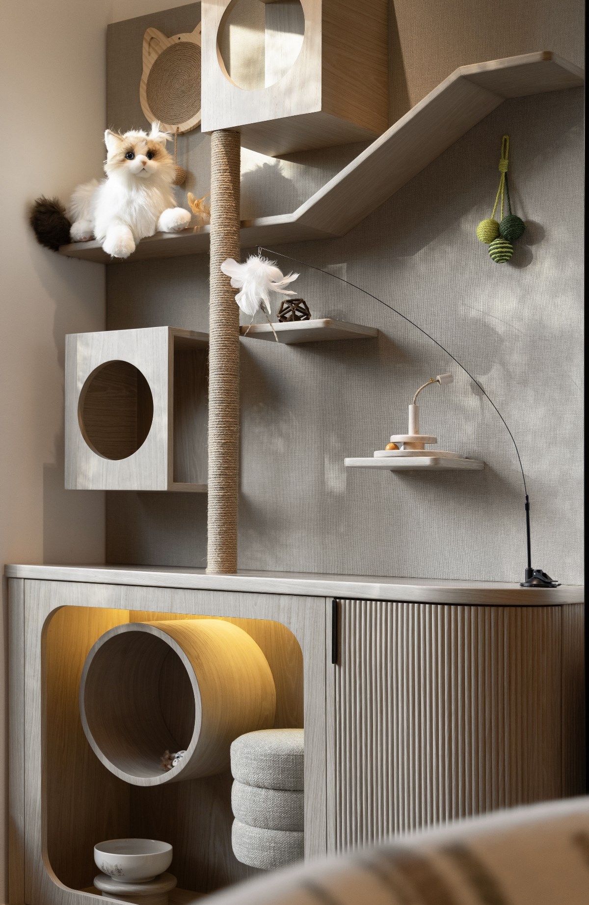 简约的形态，柔美的线条，将现代艺术审美融入空间-17