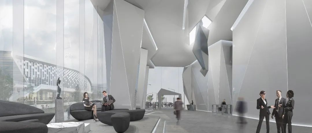 康定斯基灵感几何咖啡厅丨源里源外设计-52