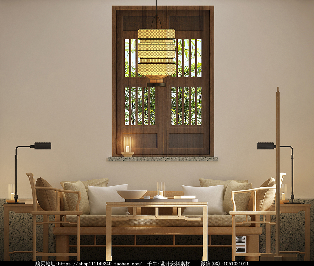 新中式 中式古典 奢华家装别墅样板房-7-5