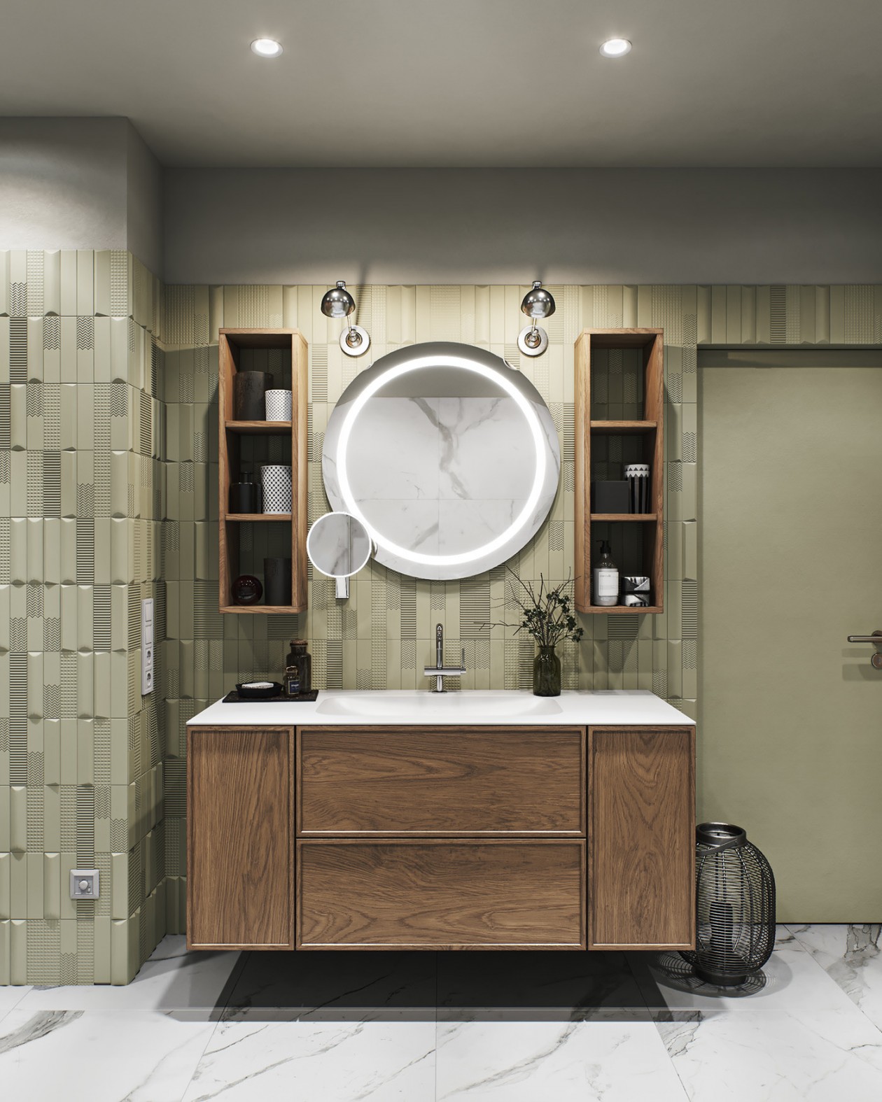 圣彼得堡 -98㎡混搭风公寓-21