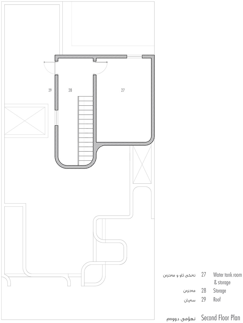 Bakrajo 区独特雕塑式住宅丨ZAKAA Architecture-64