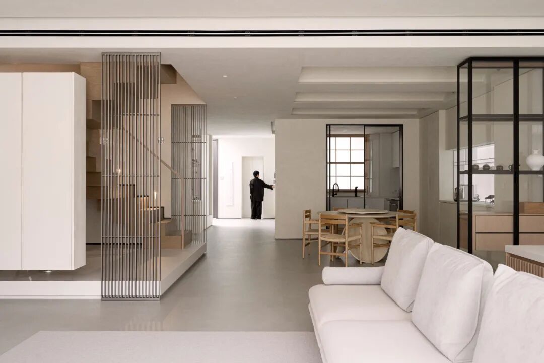 BENSONDESIGN原创设计丨400㎡被自然环绕的极简别墅-55