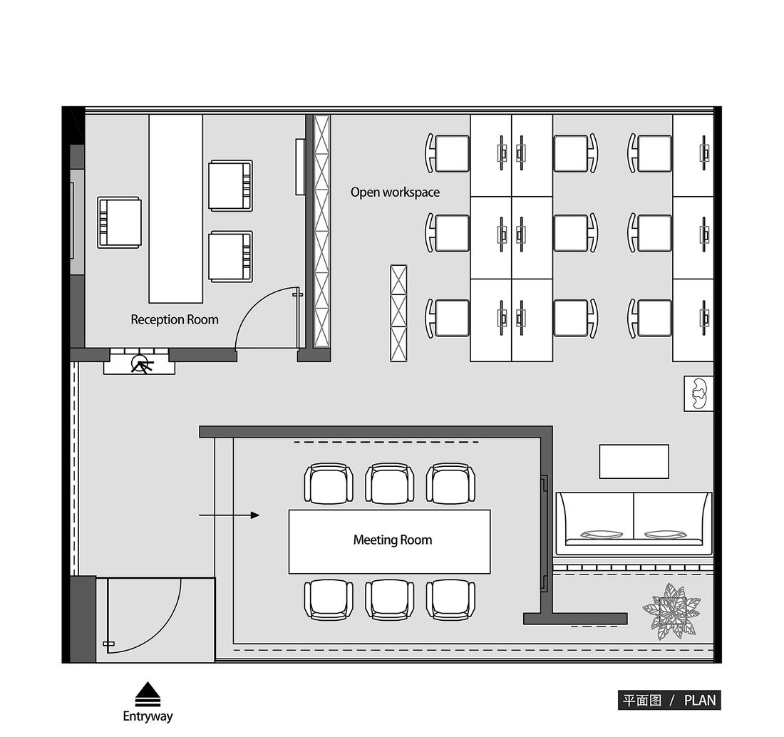 鼎点室内设计办公室丨中国深圳丨DDID鼎点室内设计-38