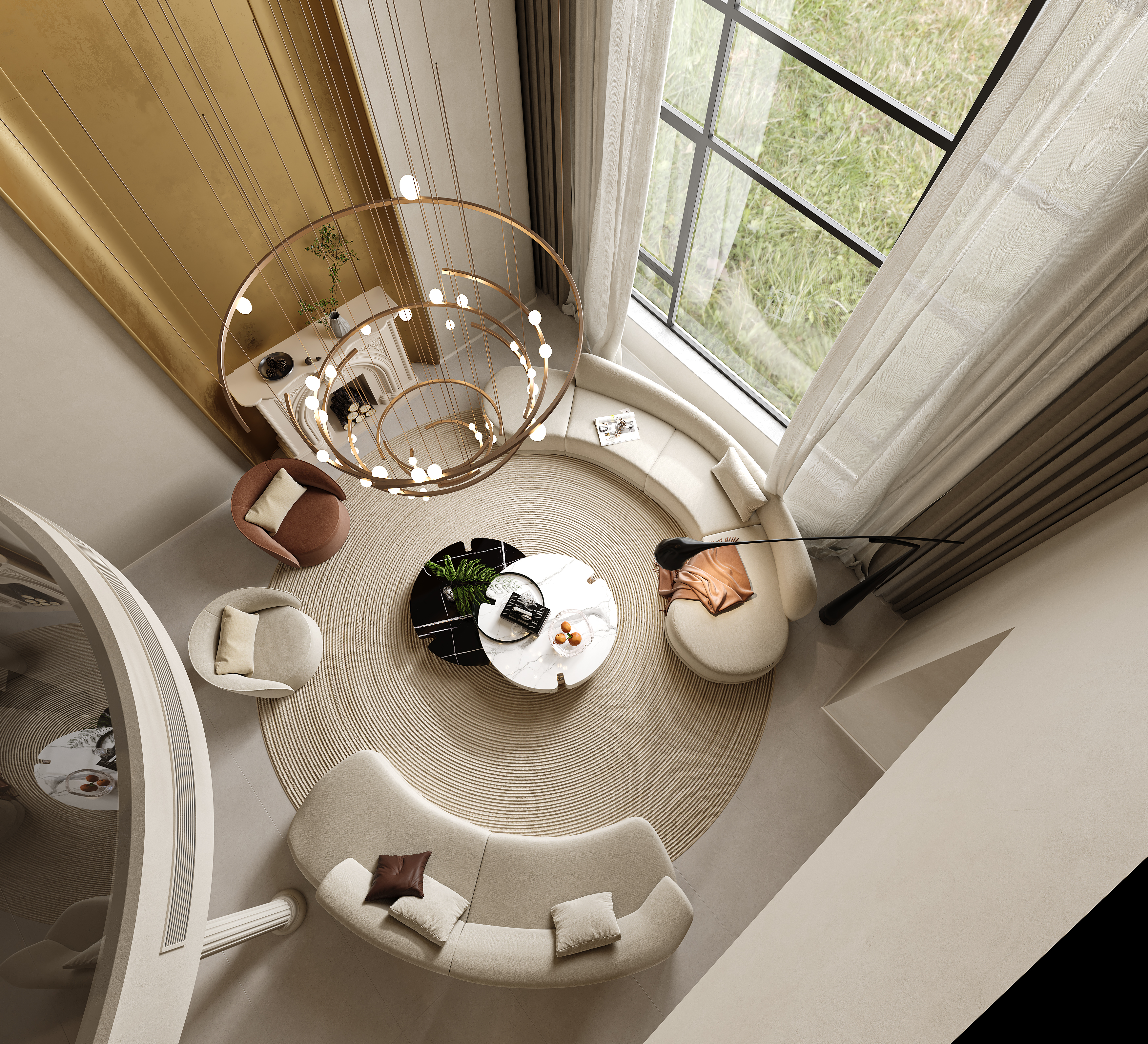 奶油侘寂风-效果图-合肥锦轩设计-0