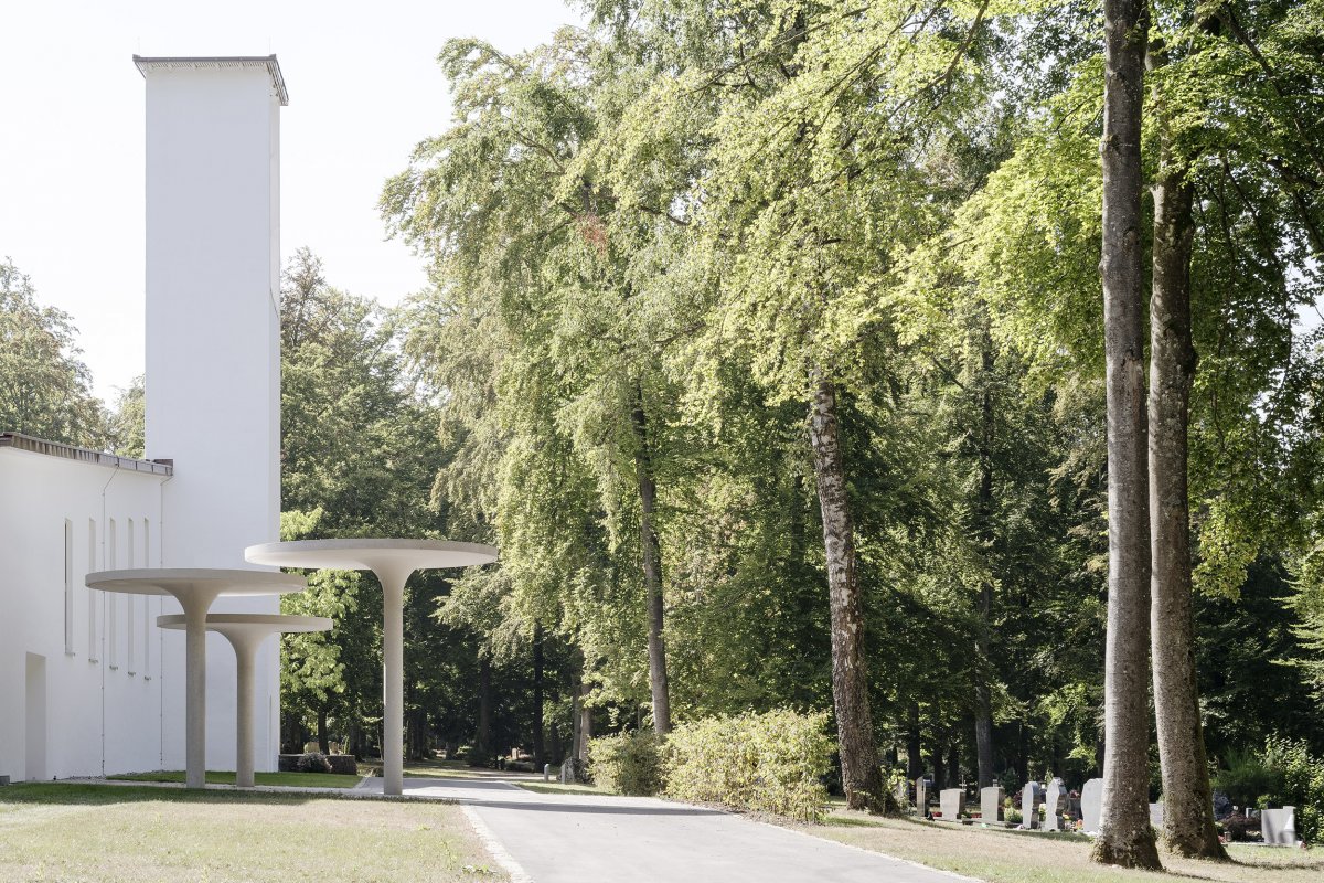 森林公墓殡仪馆丨德国丨Kaestle Ocker-1