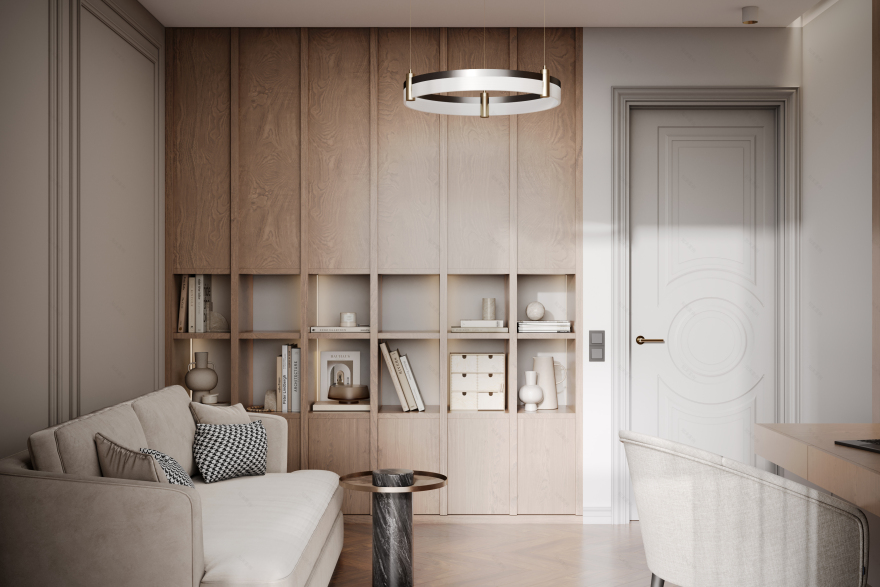 ЖК "RiverSky" 三室公寓可视化项目丨俄罗斯莫斯科-28