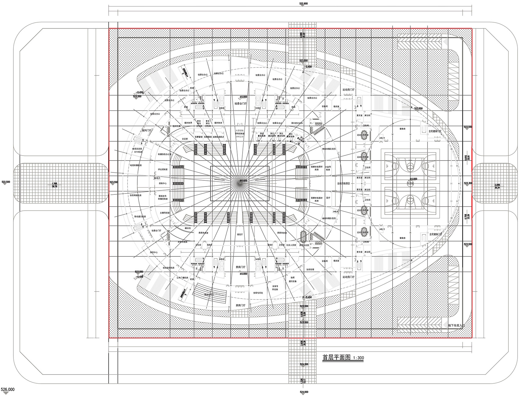 曲江竞技中心丨中国西安丨Aedas-47