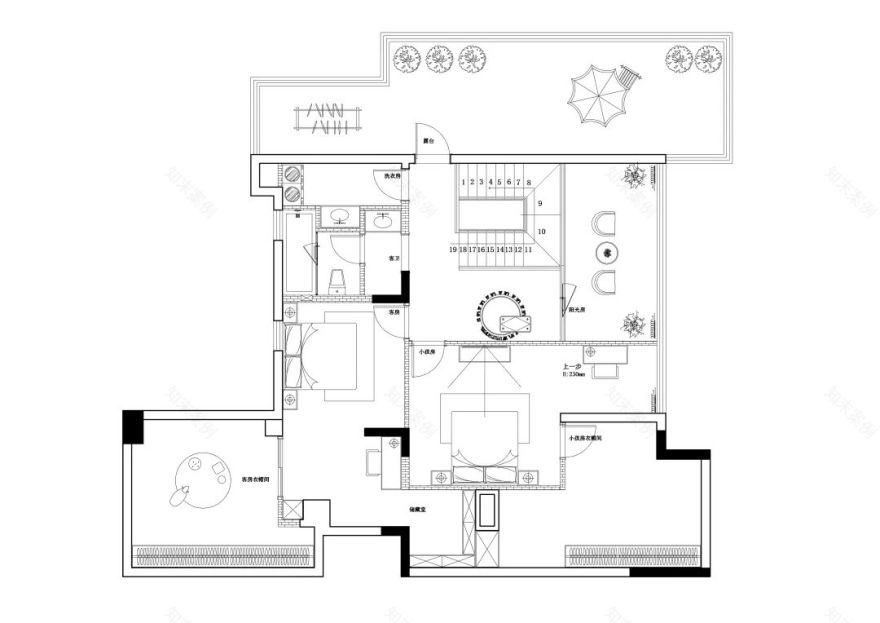 案例首发|万科紫台330㎡、闹中取静,繁华城市内的温馨之居-52