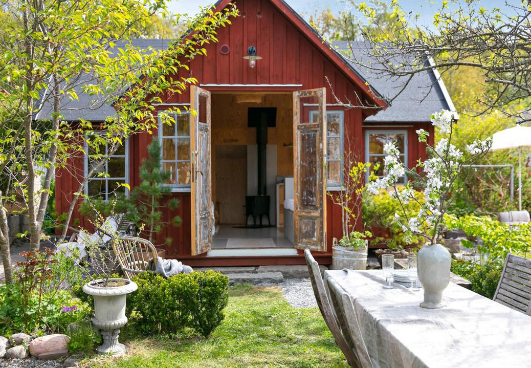 瑞典夏日小木屋 | 内外皆惊喜的温馨空间-13
