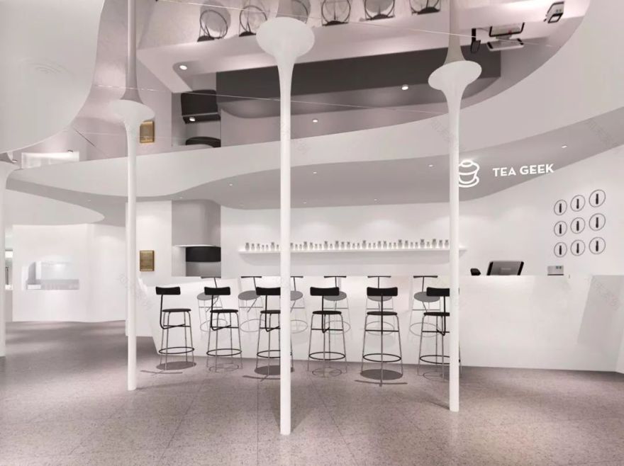 喜茶店铺设计 | 简约现代,融合传统元素-70