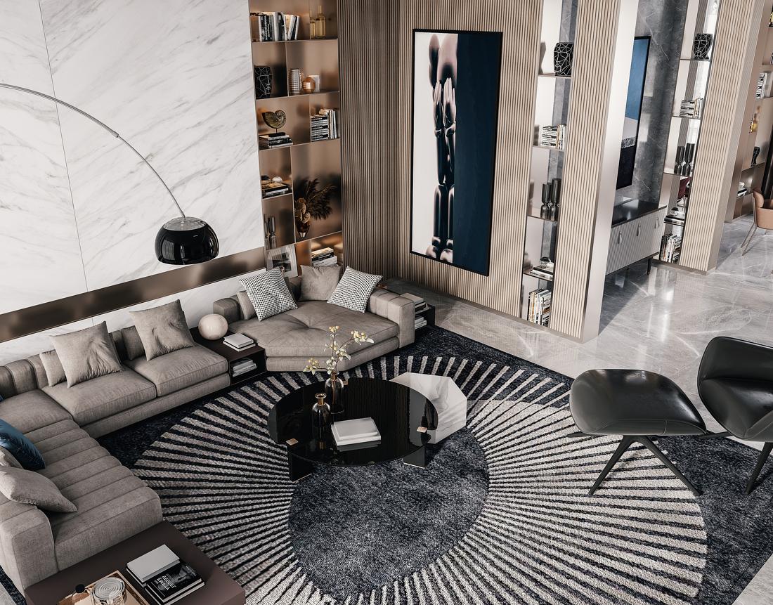 现代简约客厅设计-4