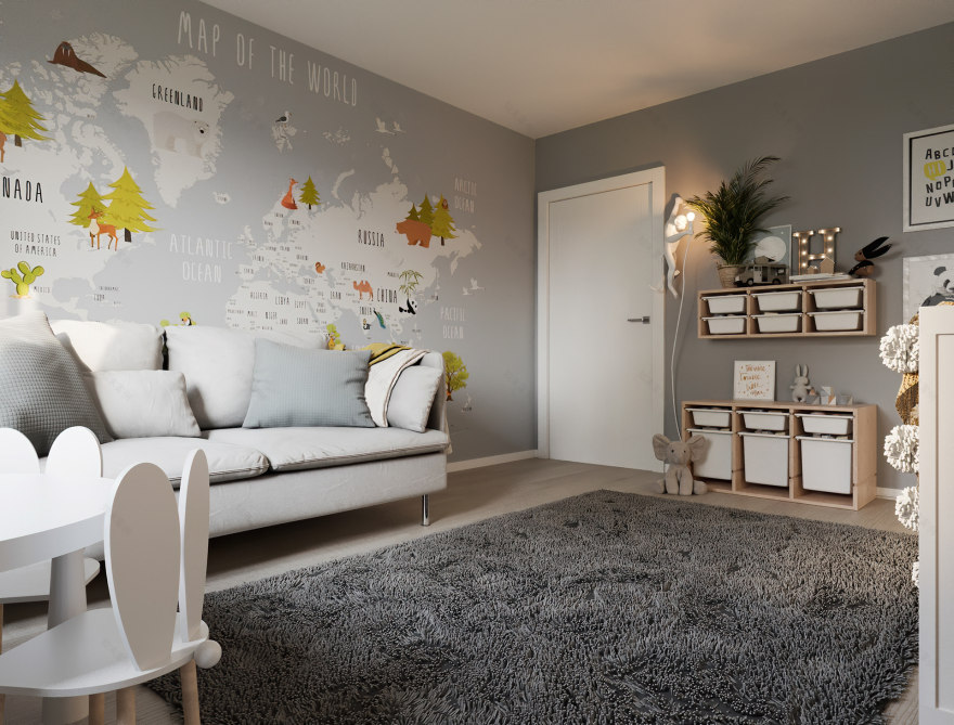 斯堪的纳维亚室内风格丨 BelarusMinsk丨KomandaM-35