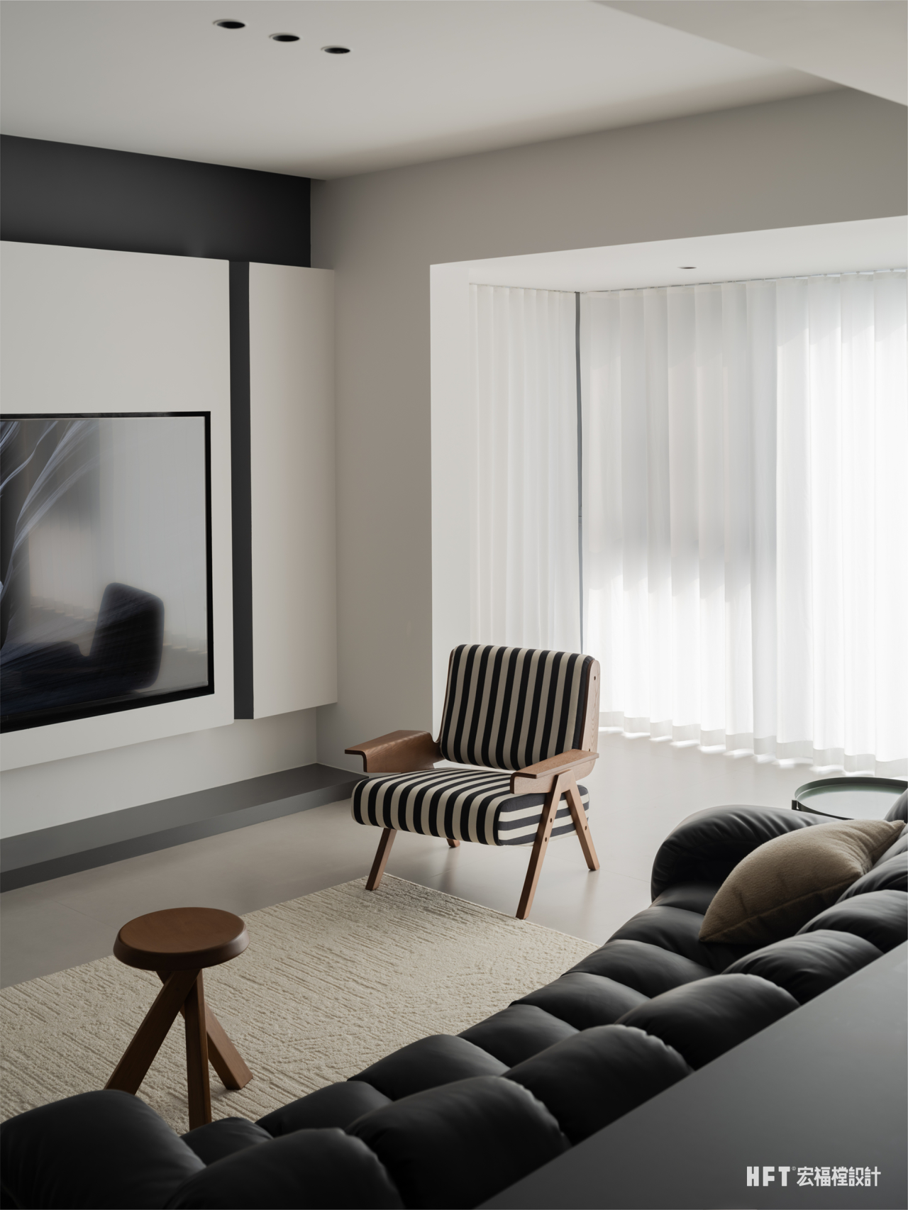 宏福樘设计 · 125㎡极简添趣,呈现多元中古摩登风貌丨中国成都-19