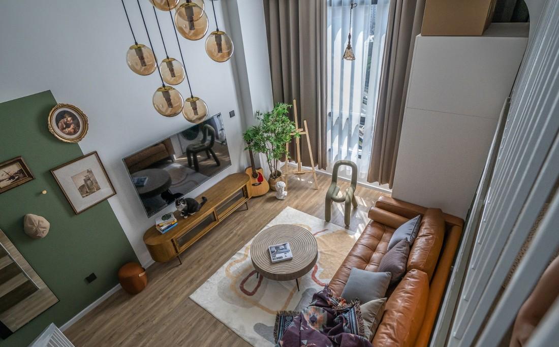 王一樹打造 76㎡中古风理想居所,优化空间动线与收纳-40