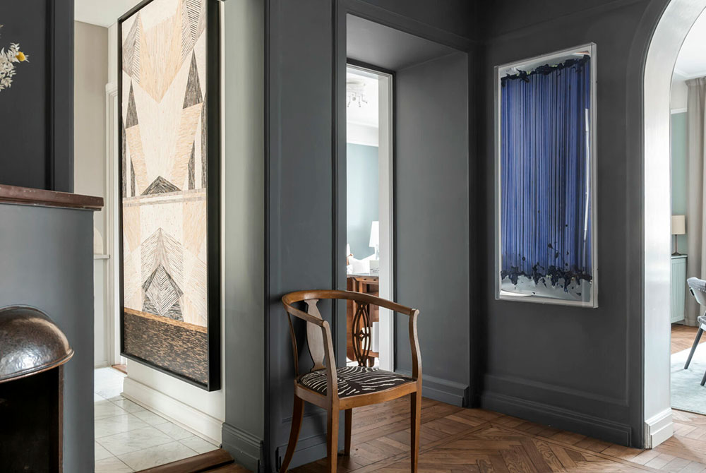 瑞典斯德哥尔摩优雅艺术公寓设计-13