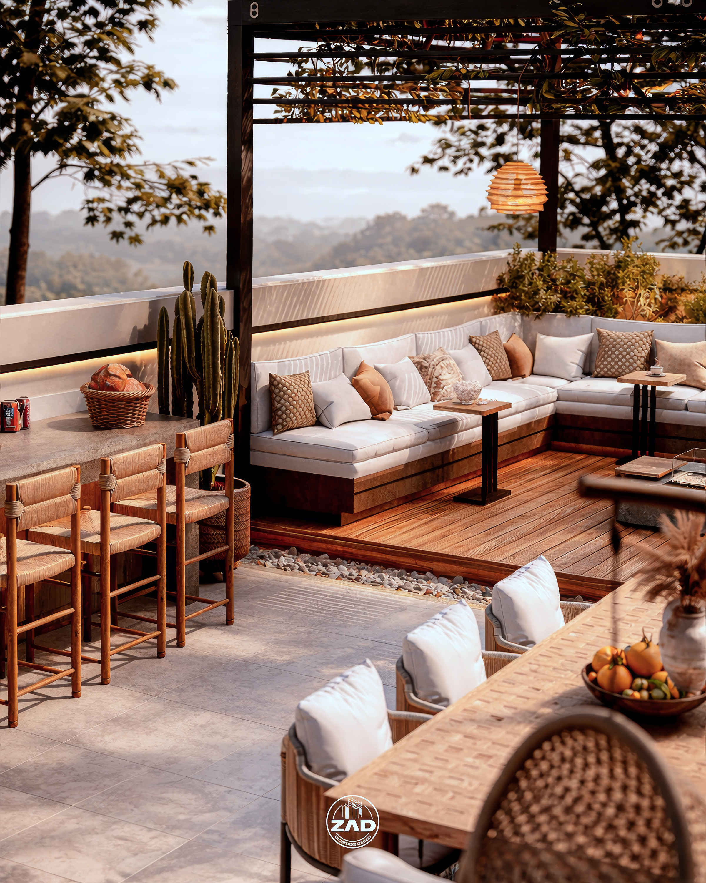 奢华屋顶设计

注：原文中Lu·ury可能拼写有误，推测是Luxury，按照奢华来进行了翻译 丨沙特阿拉伯-11