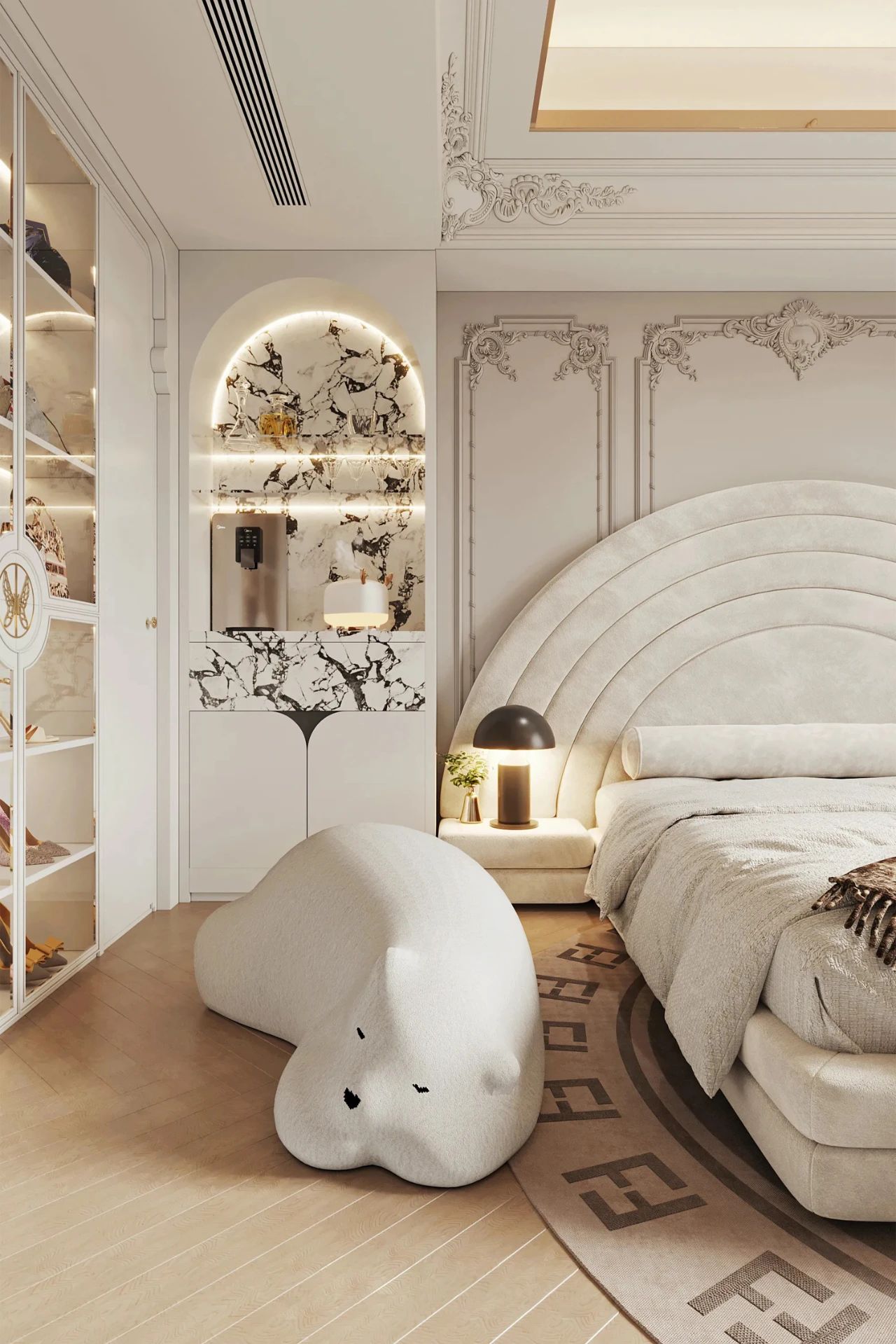 魔方空间丨上海256m²宝格丽公寓丨中国上海丨魔方空间设计-39