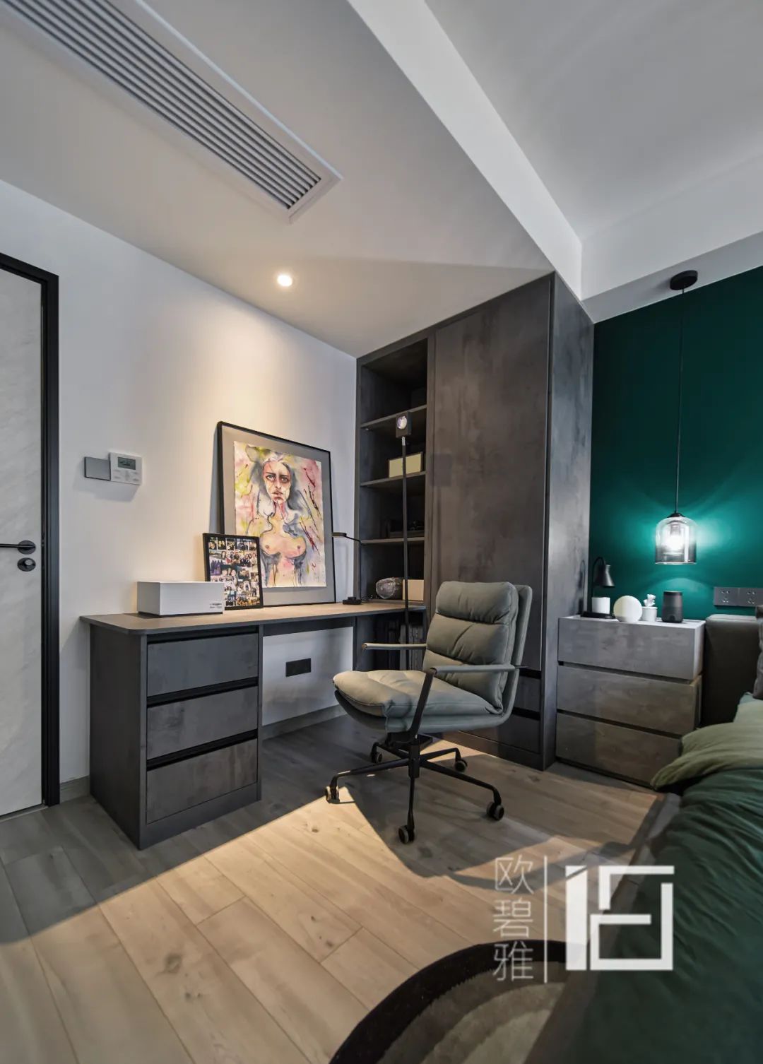 现代简约风 98 平米二居室改造丨胡晓威-38