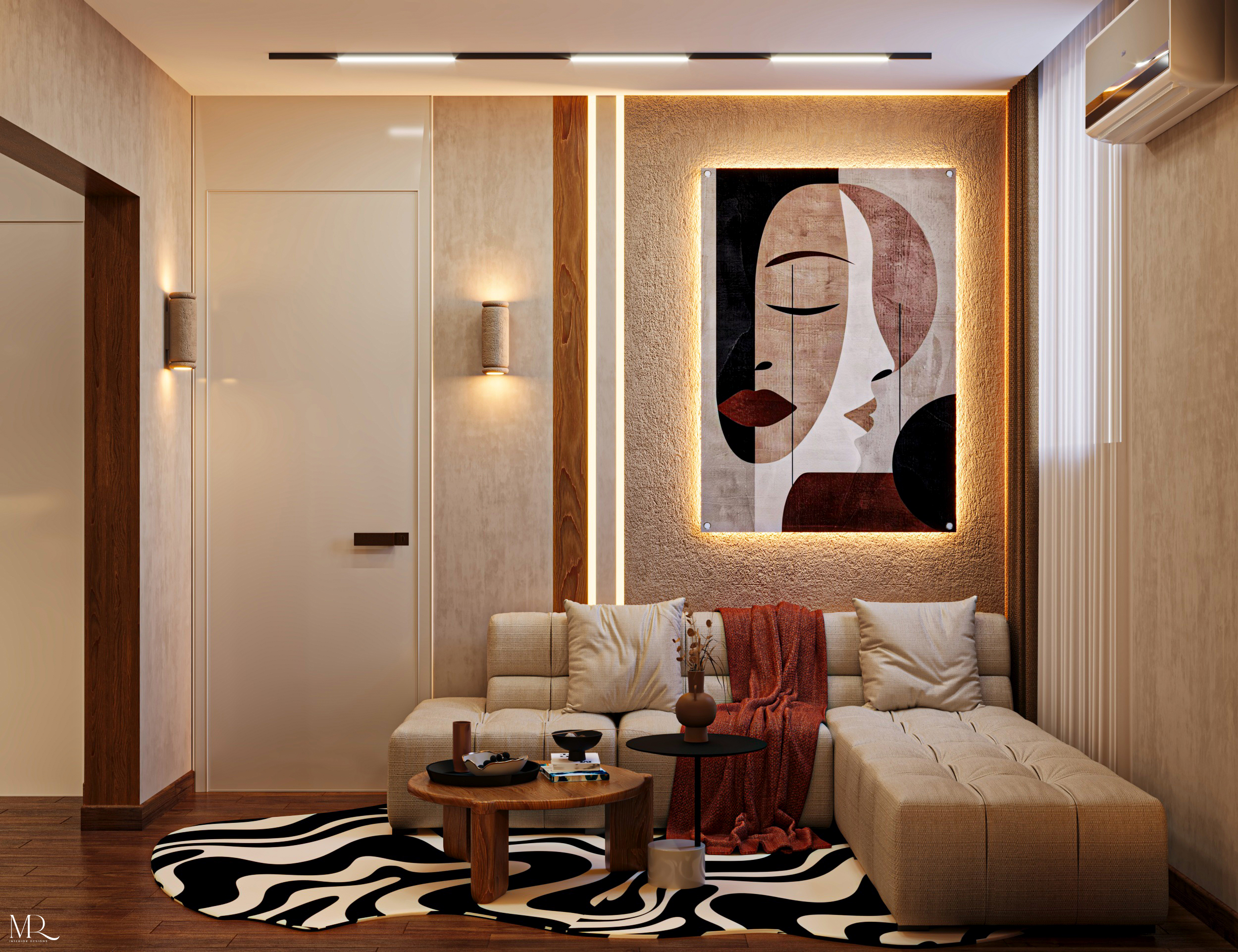 39平方米工作室接待区与厨房设计丨埃及开罗丨Mariam Refaat-8