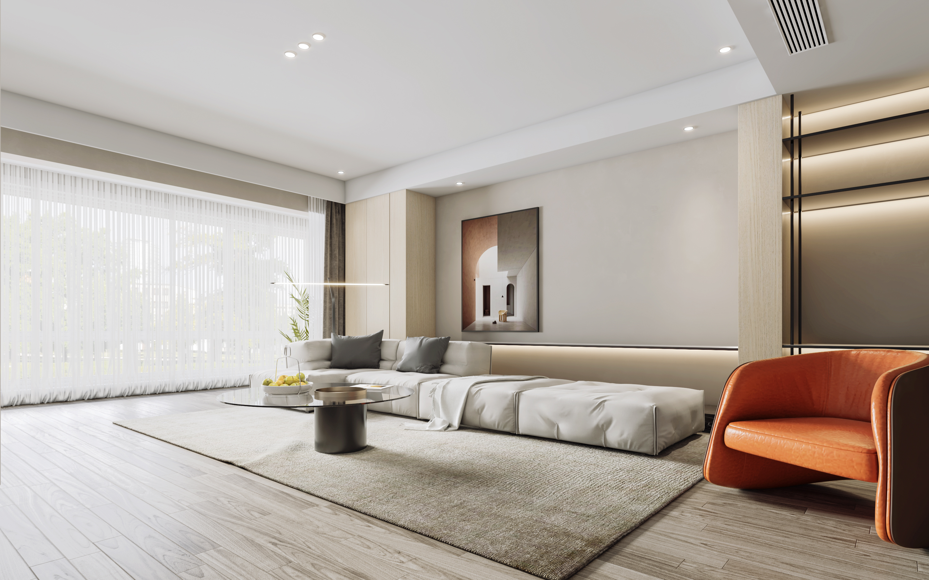 简约而不简单 | Vray 两套现代室内设计案例解读-3