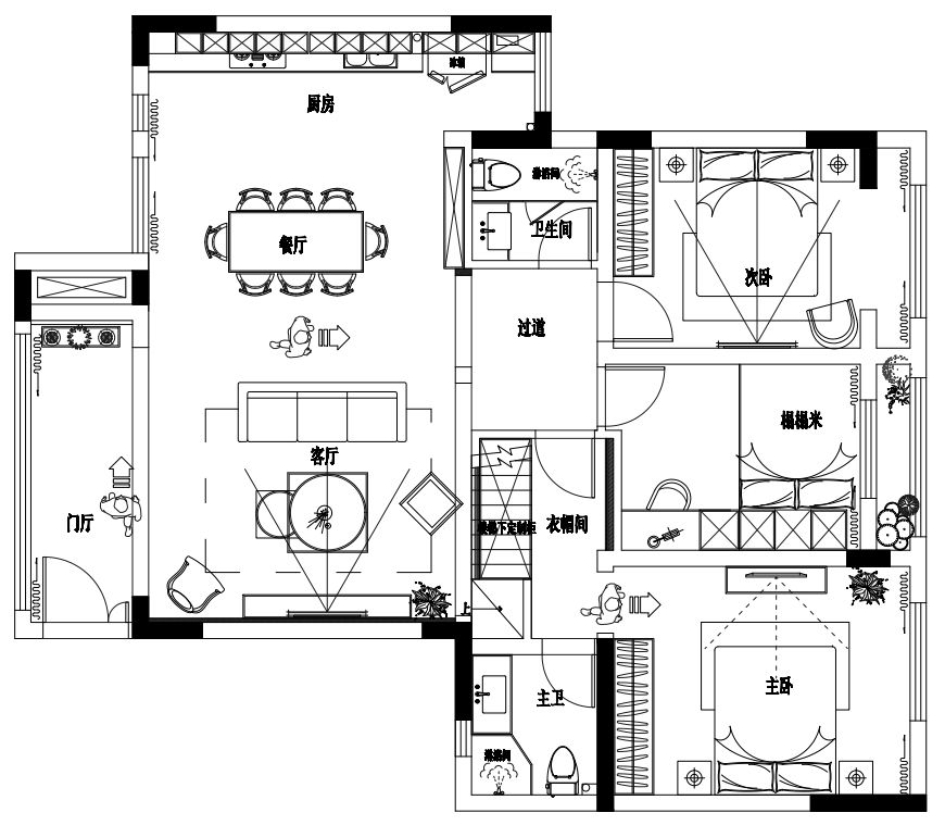 金科天辰八街区现代轻奢设计,精英男的精致生活-24