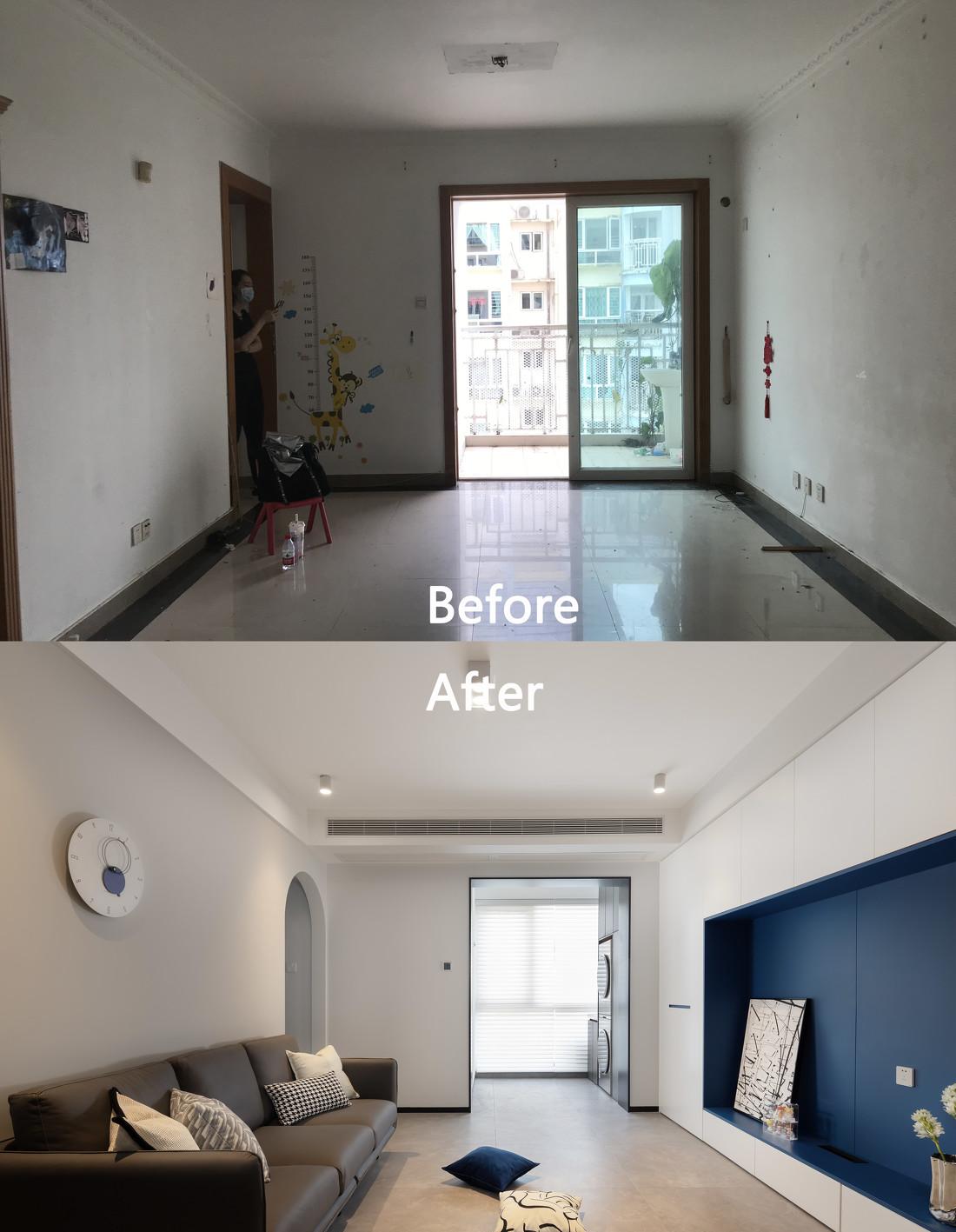 超强储物现代小户型克莱因蓝主旋律-7