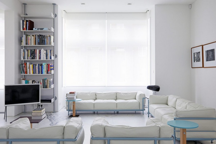 West London Apartment with Stylish Interiors Completely White-8
