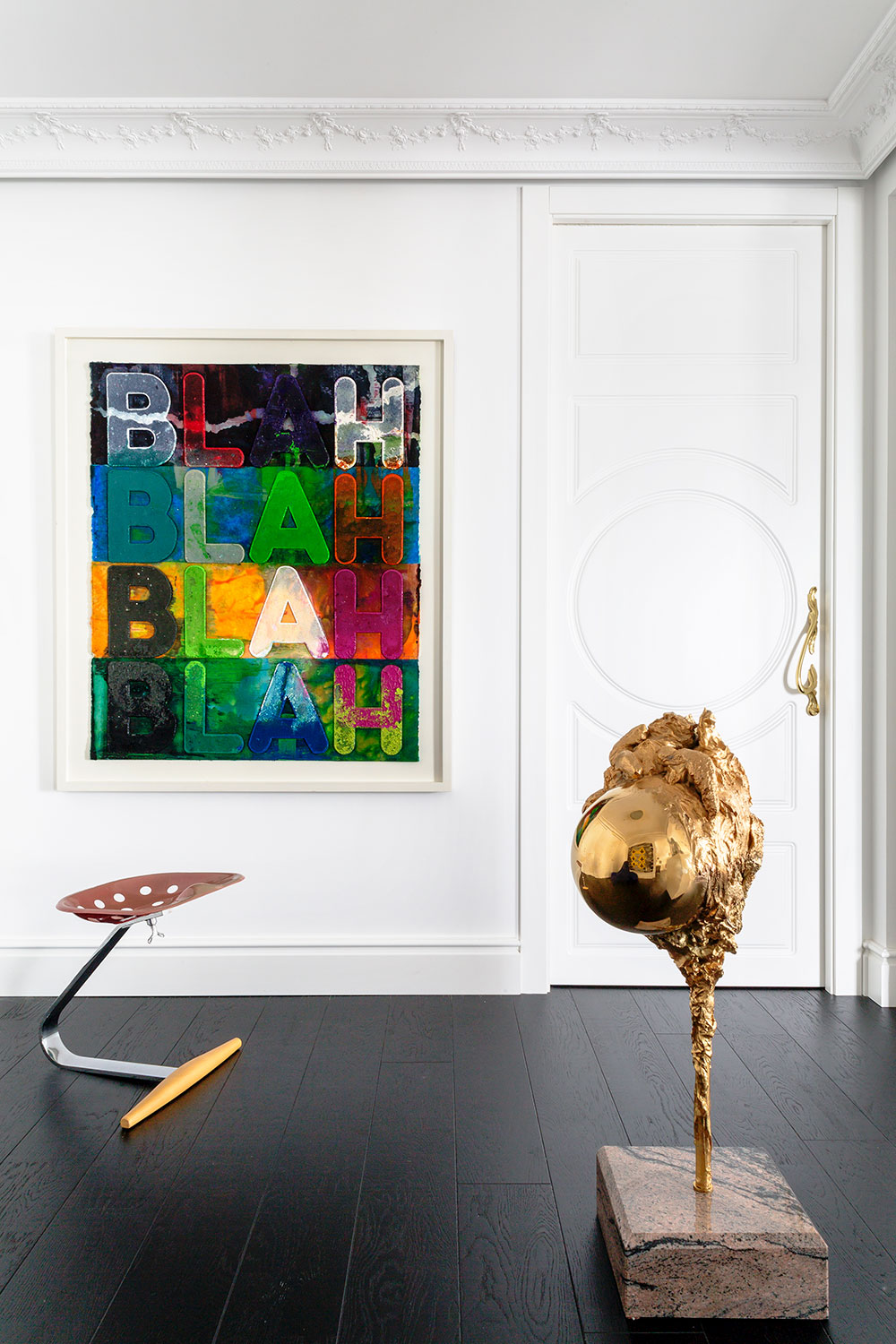 马德里时尚多彩的 eclectic 风格公寓-6