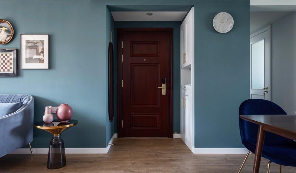 100㎡精装房变身复古轻奢，两代人的生活艺术-0