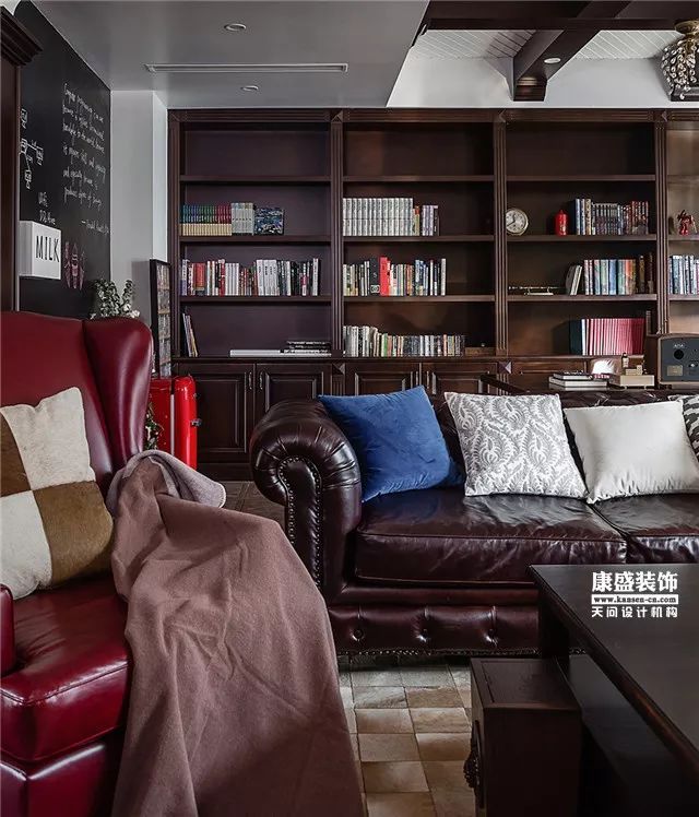 康盛装饰┃180㎡美式复古私宅·一步一景的视觉盛宴-89