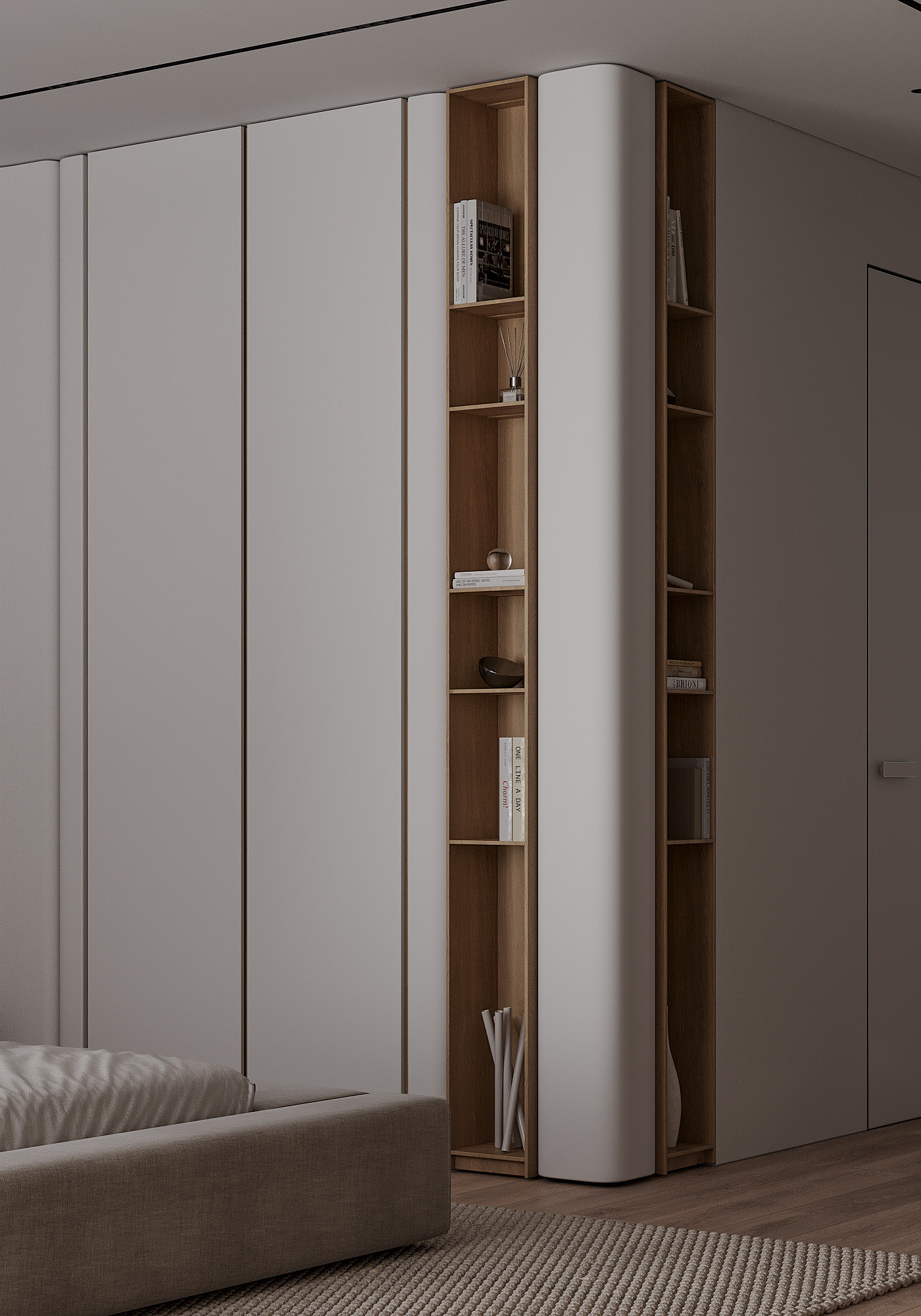 中性色系住宅设计 超有氛围感！-19