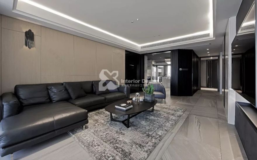 黑白极简,打造 330㎡顶层复式梦空间-55