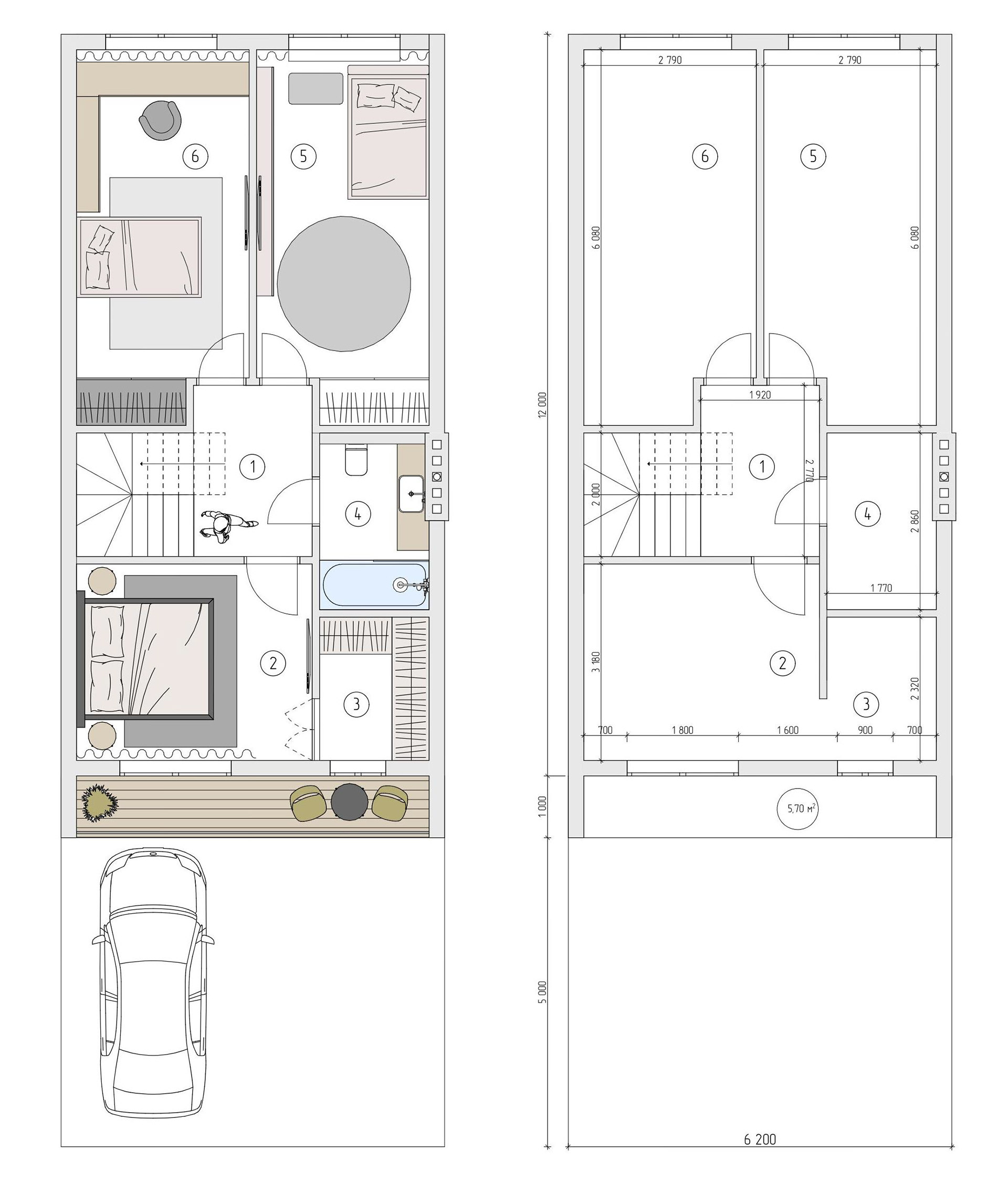 木质简约 二层住宅设计！-27