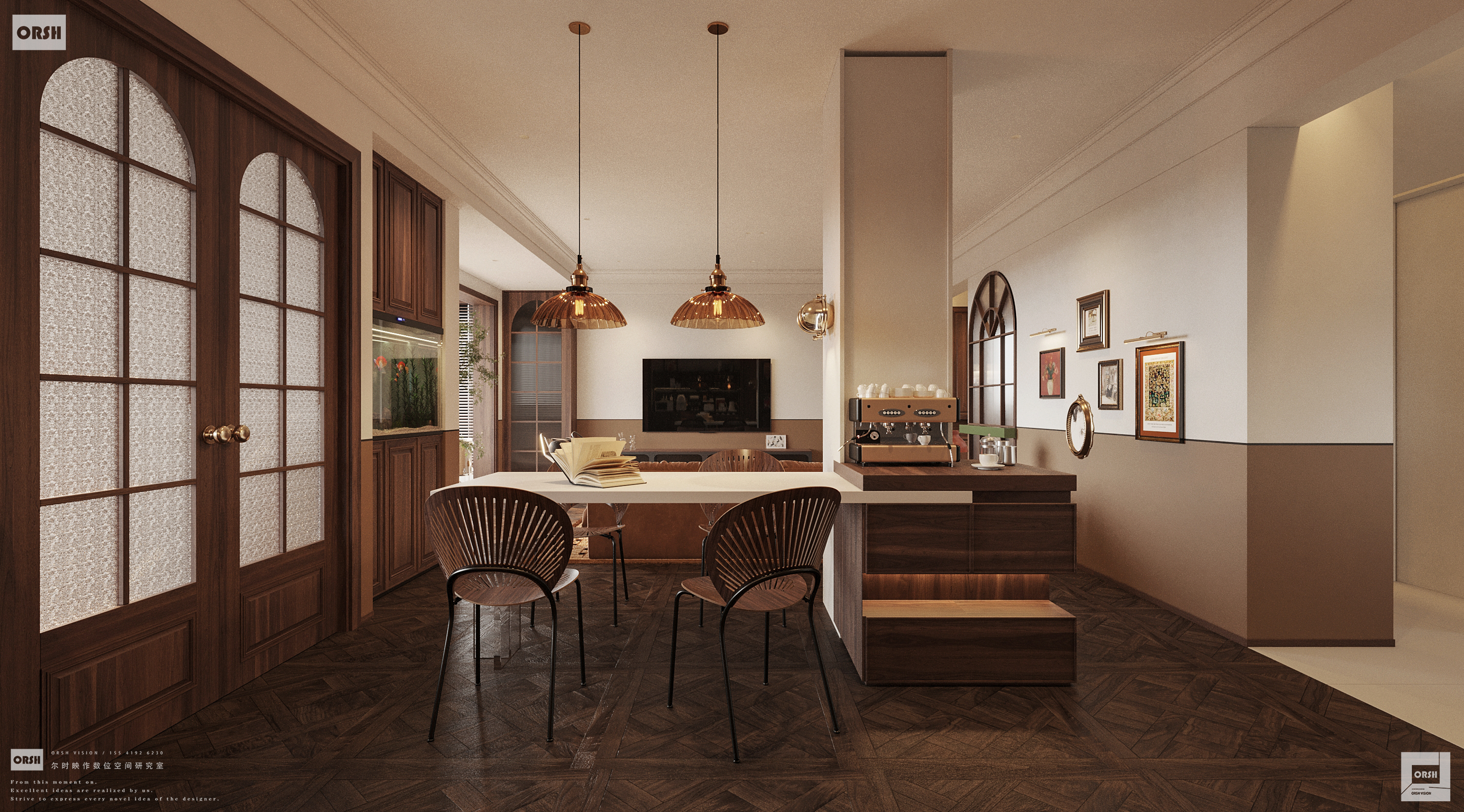 复古客餐厅丨尔时映作数位空间研究室-16