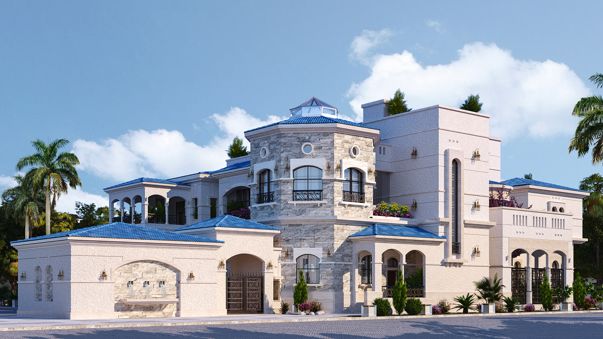 卡塔尔传统别墅丨卡塔尔多哈-14