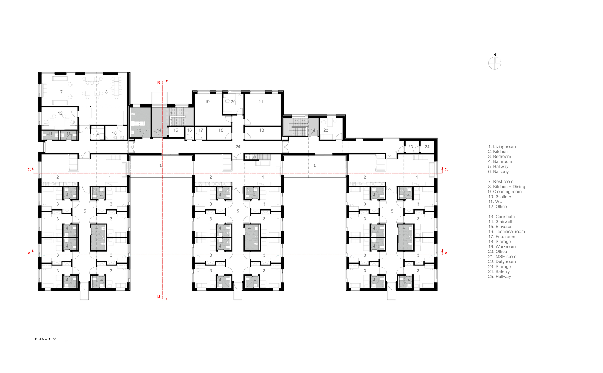 Heide 住宅和日常护理中心丨德国丨Steinwender Hermosilla Architekten-48