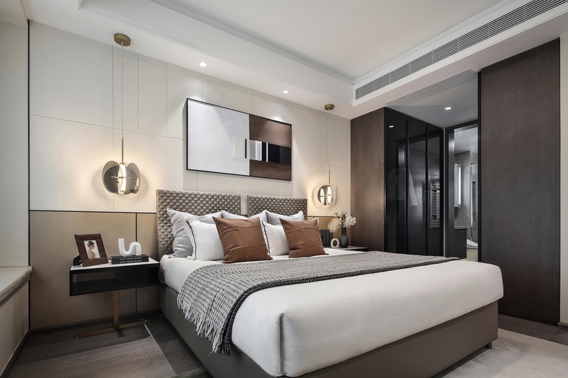 济南中海样板间,意式雅奢的摩登空间-4