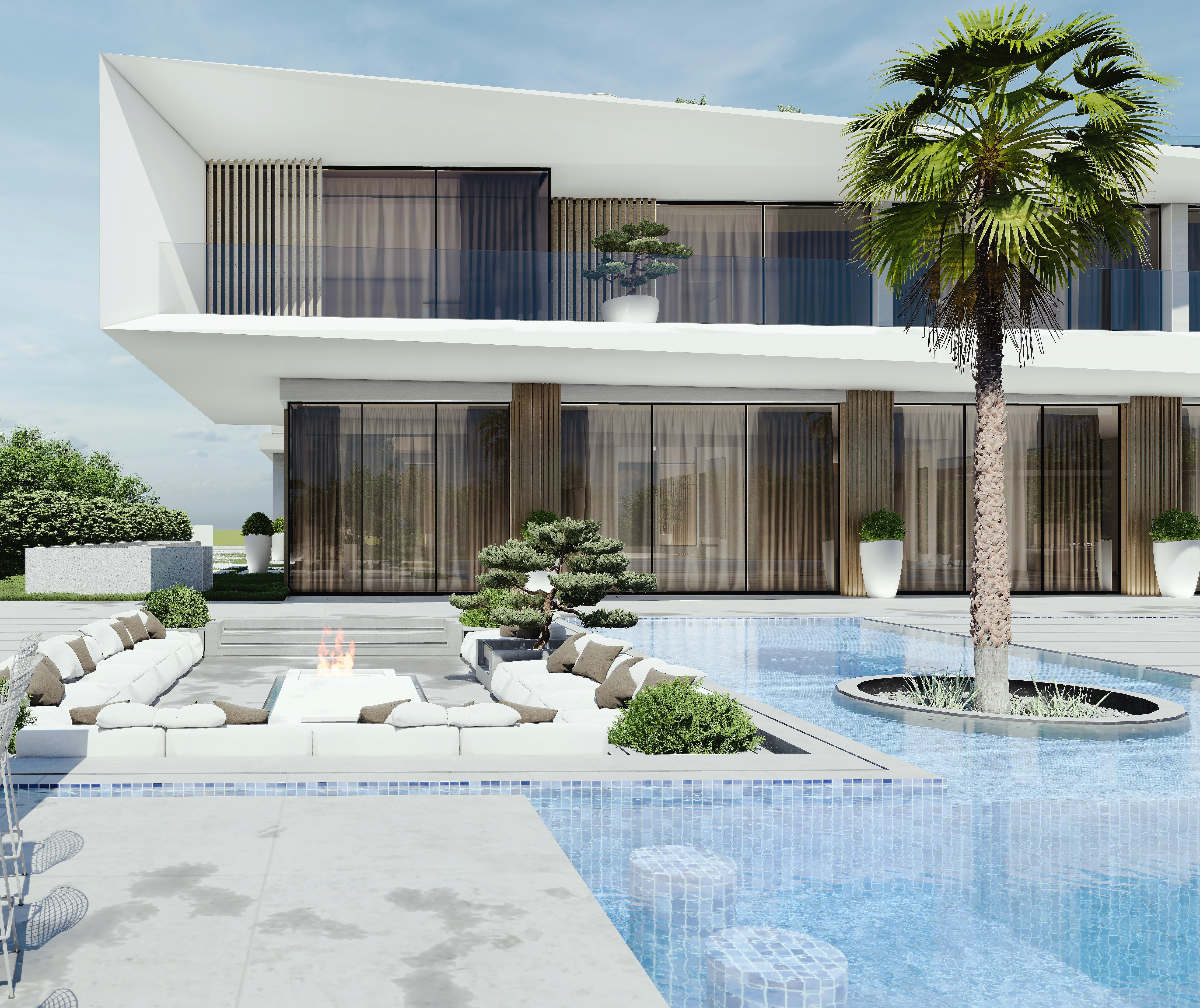 V2 HG 别墅外景观设计丨阿联酋迪拜丨Eleven Plus 装饰设计工作室-6