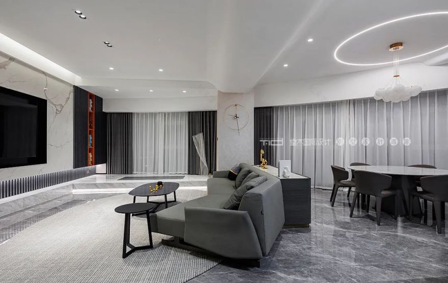 现代简约 CBD 大平层设计丨堂杰国际设计-11