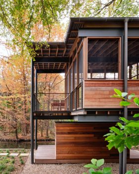 Roost鸟瞰亭丨美国奥斯汀丨Furman & Keil Architects