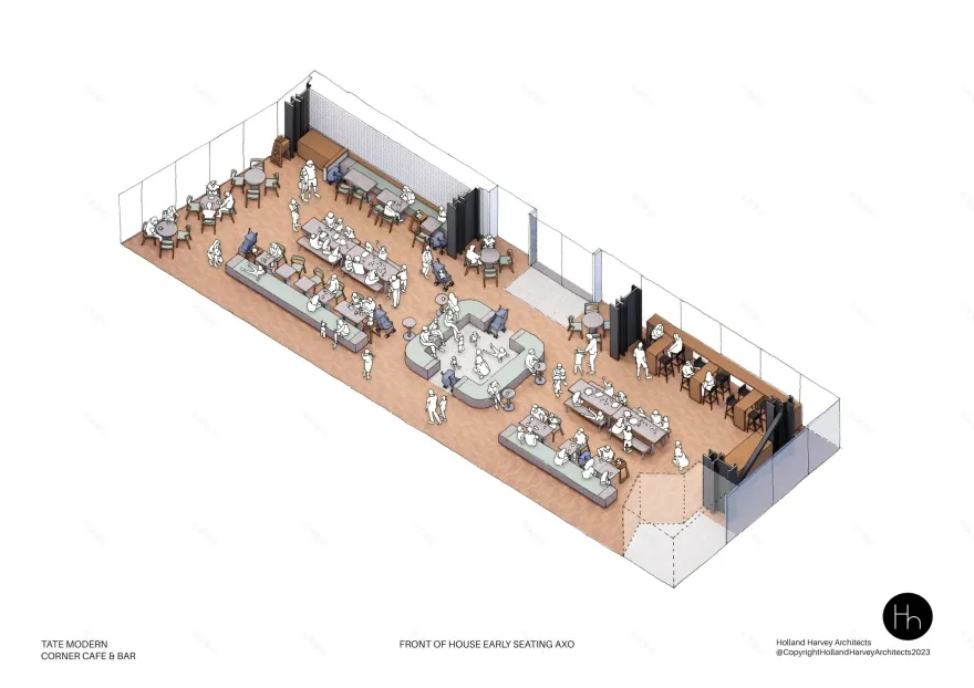 泰特现代美术馆的角落丨英国伦敦丨Holland Harvey Architects-23