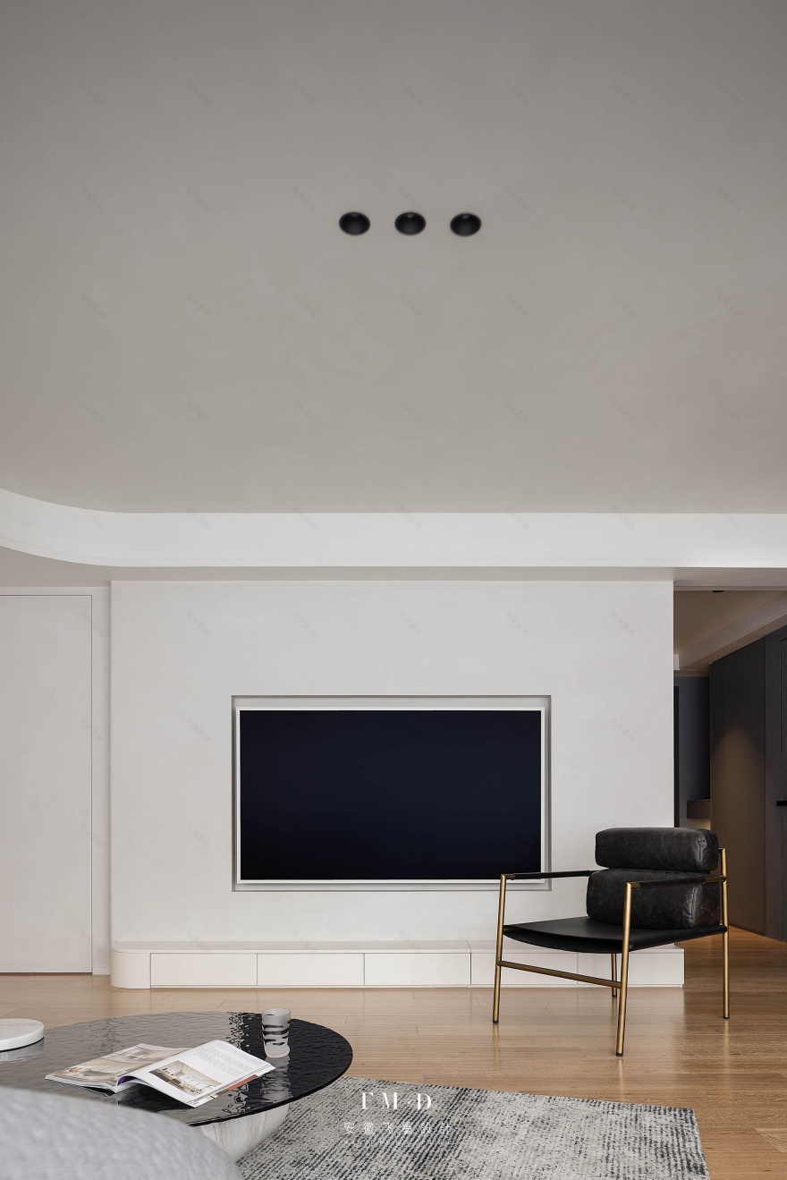 独居男士的130㎡极简风丨中国合肥丨飞墨设计组-17