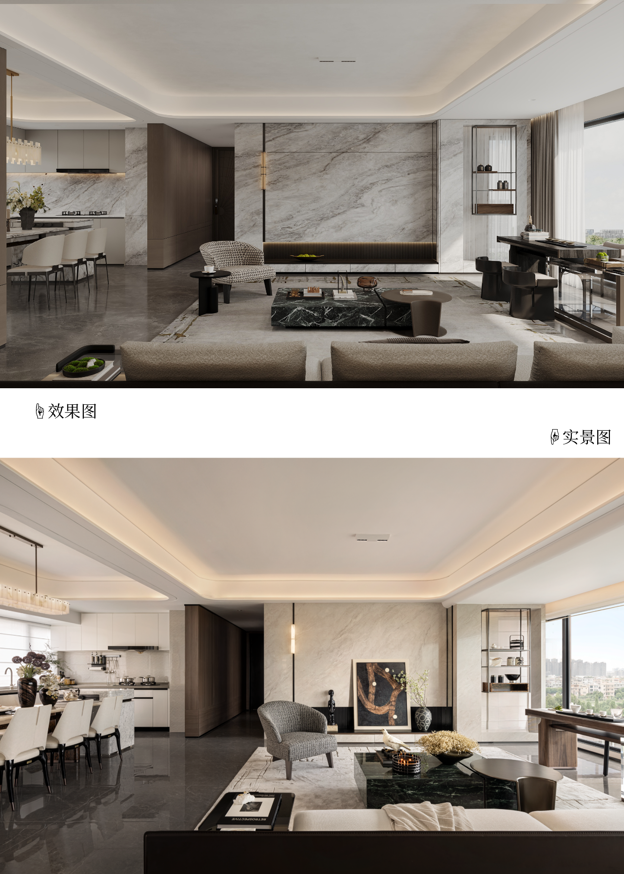 顺德 海心明月143户型样板间丨中国佛山丨深圳市金秋室内设计有限公司（GNU）-43