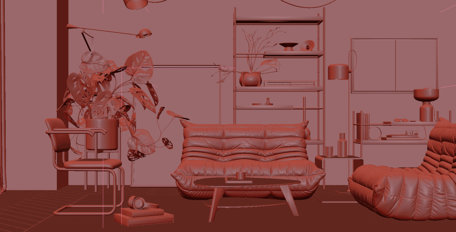 Industrial Vibes | Living Room Interior Design-15