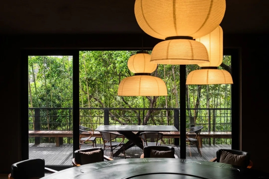 修竹间 · 禅意与自然共生的餐饮空间丨中国重庆丨言隅空间摄影-25