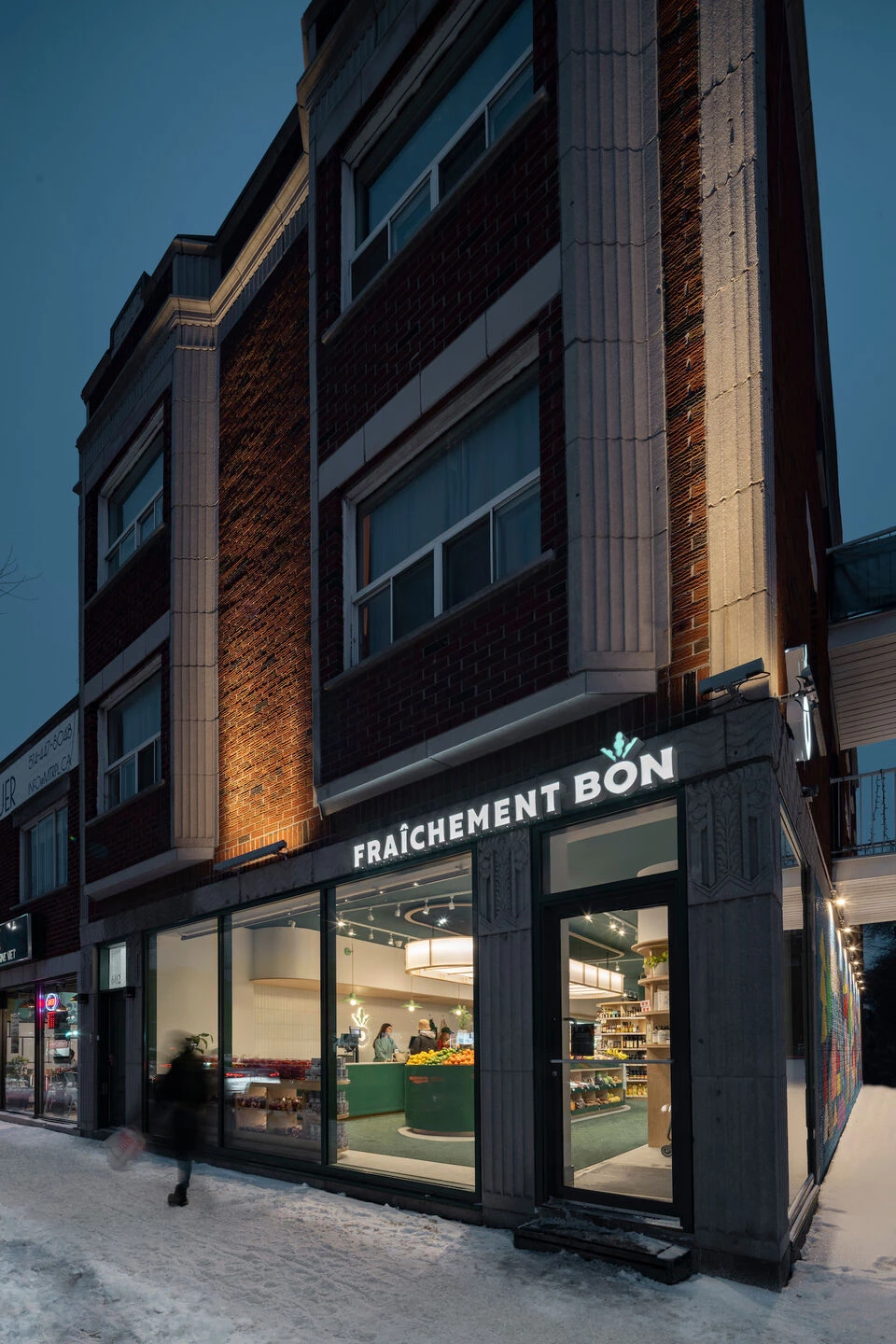 Fraîchement Bon Jarry 水果店丨加拿大蒙特利尔丨Dupont Blouin architectes-33